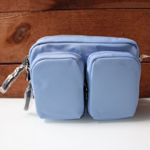 LIKE DREAMS Womens Baguette Shoulder Bag Royal Blue Solid NEW WITH TAGS Y2k - Picture 1 of 7